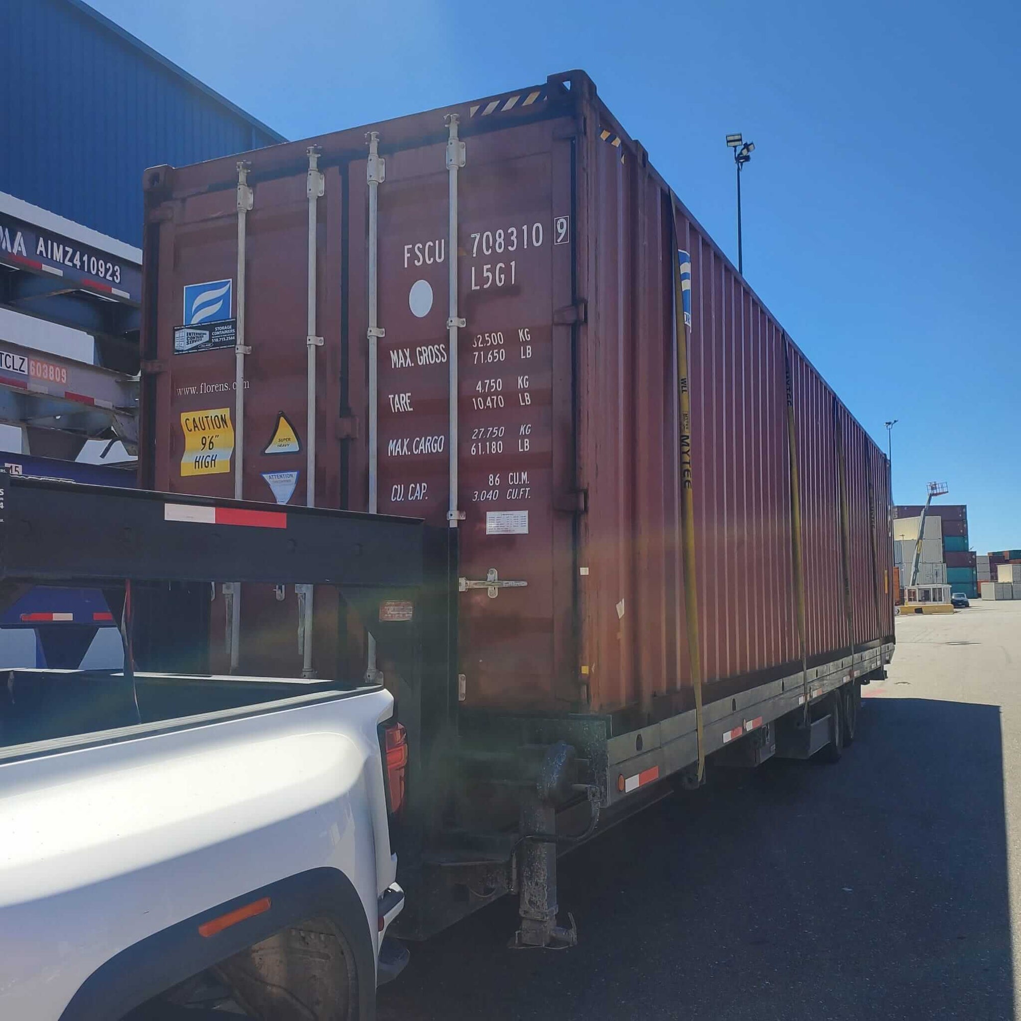 45' Foot High Cube Cargo Worthy Container