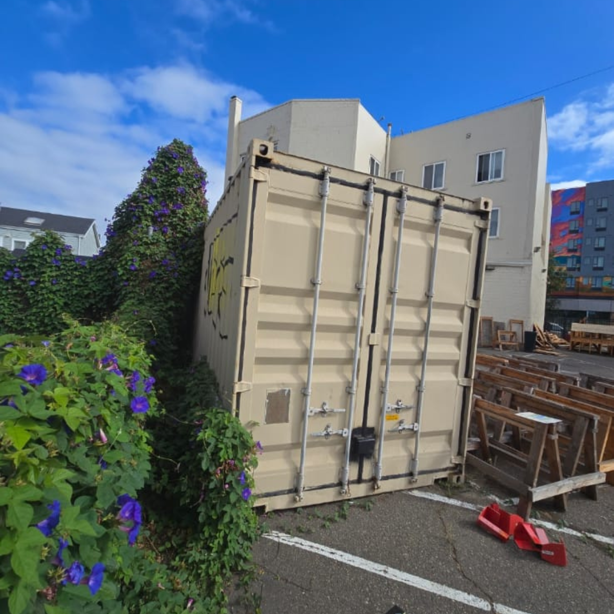 40HC Wind & Water Tight (WWT) Container – Beige