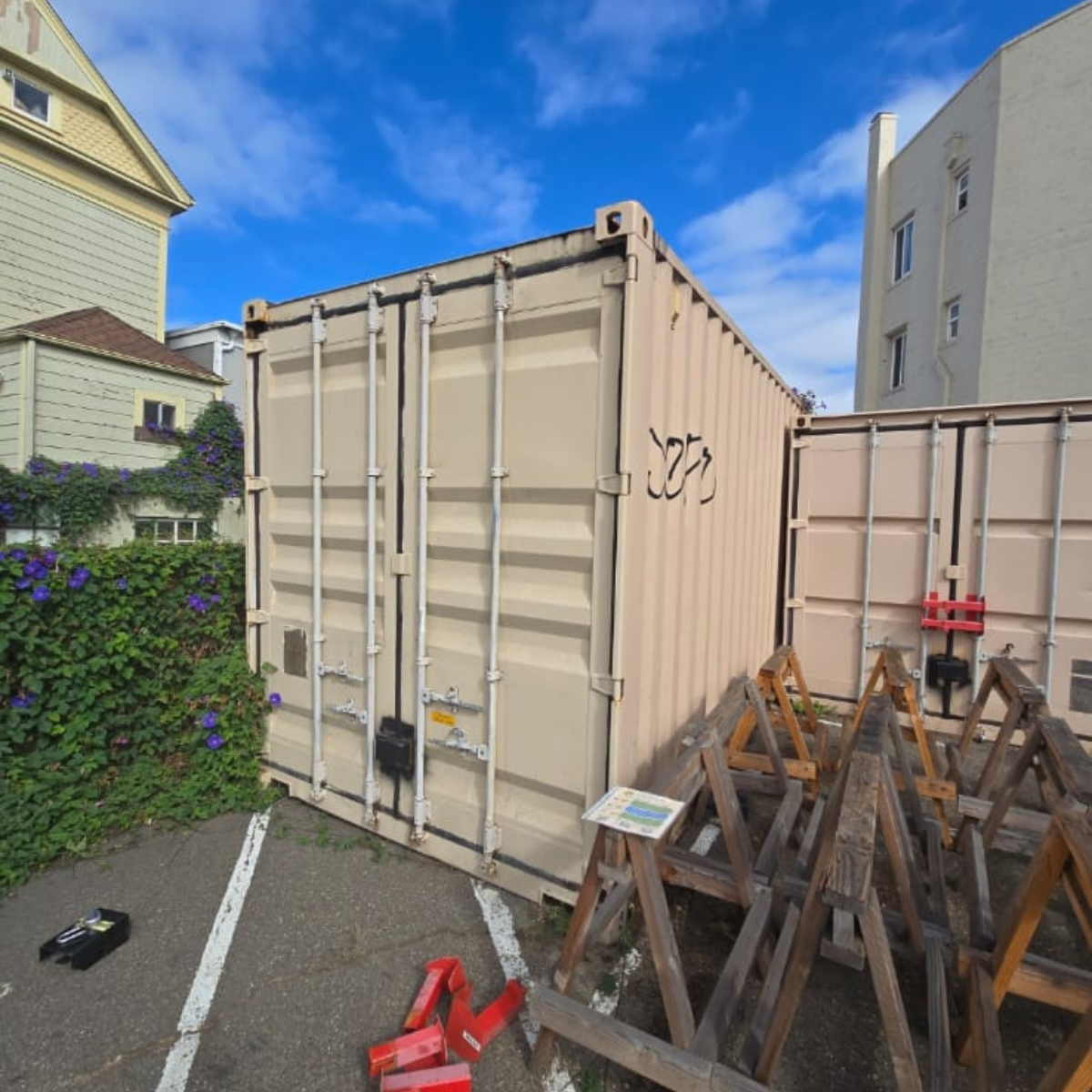 40HC Wind & Water Tight (WWT) Container – Beige