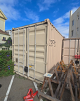 40HC Wind & Water Tight (WWT) Container – Beige