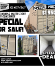 40HC Wind & Water Tight (WWT) Container – Beige