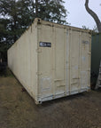40’ Standard Shipping Container – Wind & Watertight with Vents & Removable Shelving