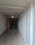 40’ Standard Shipping Container – Wind & Watertight with Vents & Removable Shelving