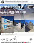 40’ HC Insulated Container Special