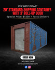 20' Shipping Container AS-IS Special — $1,500