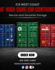 40’ High Cube CW Container – Secure and Versatile Storag