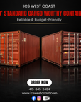 20’ Standard Cargo Worthy Used Container – Reliable &amp; Budget-Friendly