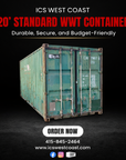 20’ Standard WWT Container – $2,150