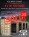 🚨 $1,500 SPECIAL — 4 × 10’ Container Sections