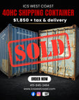 40HC Shipping Container – AS-IS Special