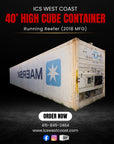 40’ Running Reefer Container (2018 MFG) – On Sale $9,500