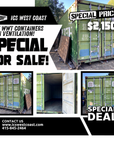 20FT WWT CONTAINERS WITH VENTILATION!