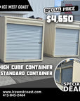 9ft High Cube - 10ft Standard