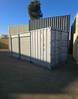 20' Custom Storage Container – 8 Years Old – Dual Partitions + Dual 6' Roll-Up Doors