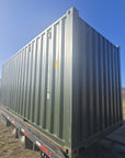 20' One-Trip Dark Green Shipping Container